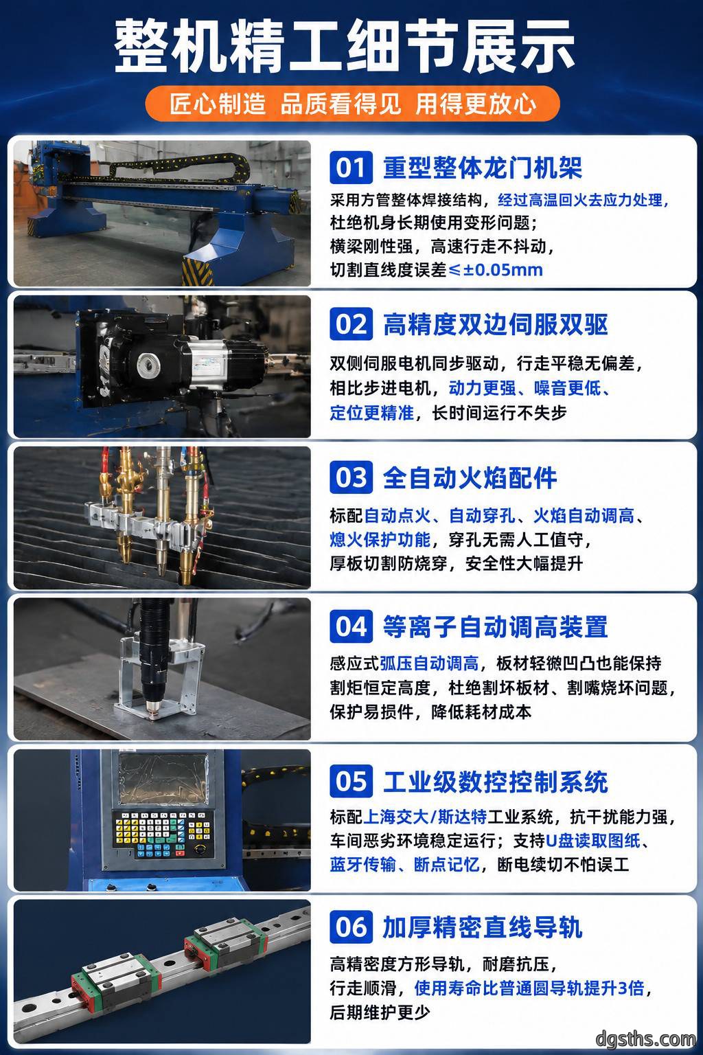龙门数控等离子火焰两用切割机_全自动数控钢板切割设备厂家