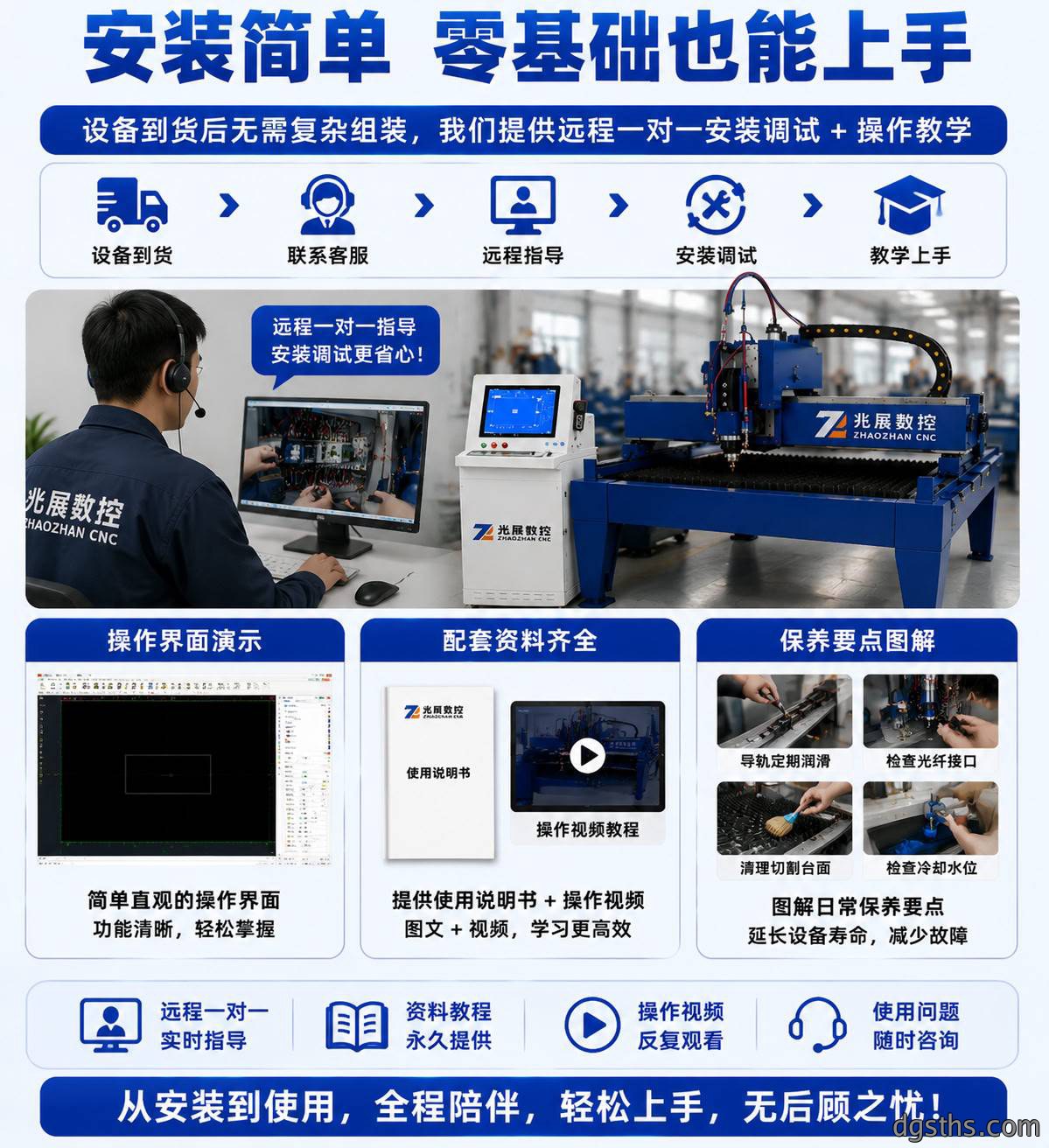 小型激光切割机_经济型光纤金属激光切割设备厂家 - 苏州兆展数控